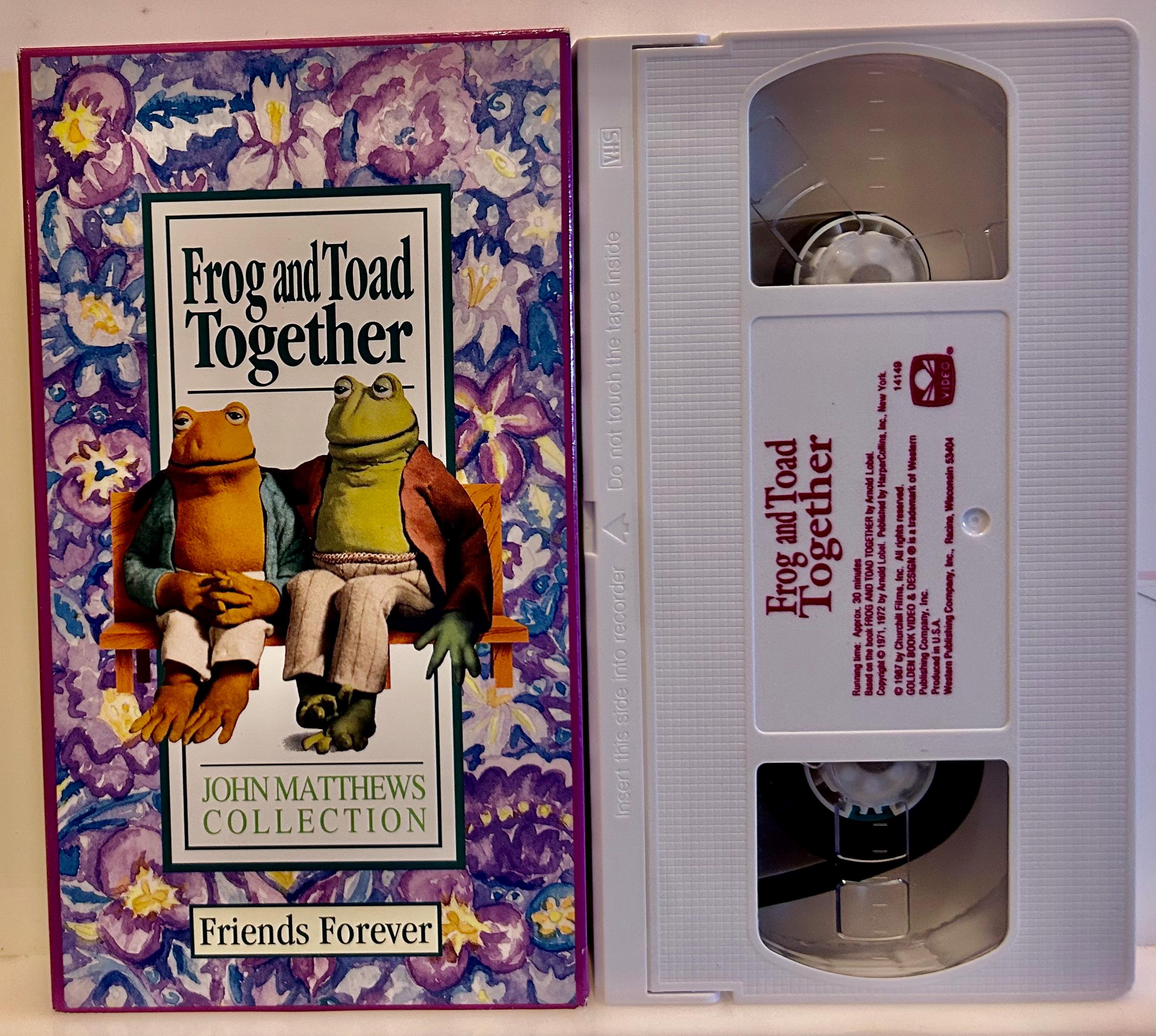 Frog and Toad Together (friends Forever) - 1987 Vintage VHS Video
