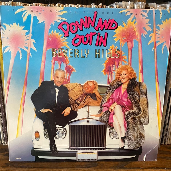 Down and Out in Beverly Hills 1983 Vintage Vinyl Motion Picture Soundtrack Record