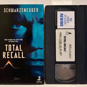 Total Recall - 1990 OG Vintage VHS Video Movie Cassette Tape