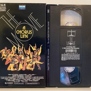 A Chorus Line - 1985 Vintage VHS Video Movie Cassette Tape