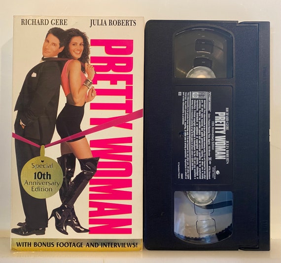 Pretty Woman 1990 Vintage VHS Movie Cassette Tape 10th Etsy