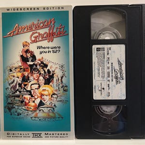 American Graffiti - 1973 Vintage VHS Video Movie Cassette Tape