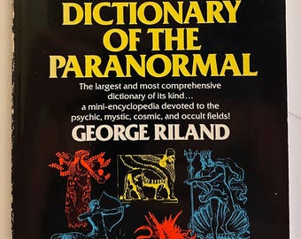 The New Steinerbooks Dictionary of The Paranormal - 1980 Vintage Paperback Book (First Print)
