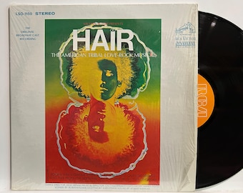 Hair - 1969 OG Vintage Vinyl Record (Musical Broadway Soundtrack Rock Opera) in Shrinkwrap