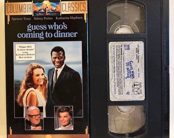 Guess Who's Coming to Dinner - 1967 Vintage VHS Video Movie Cassette Tape
