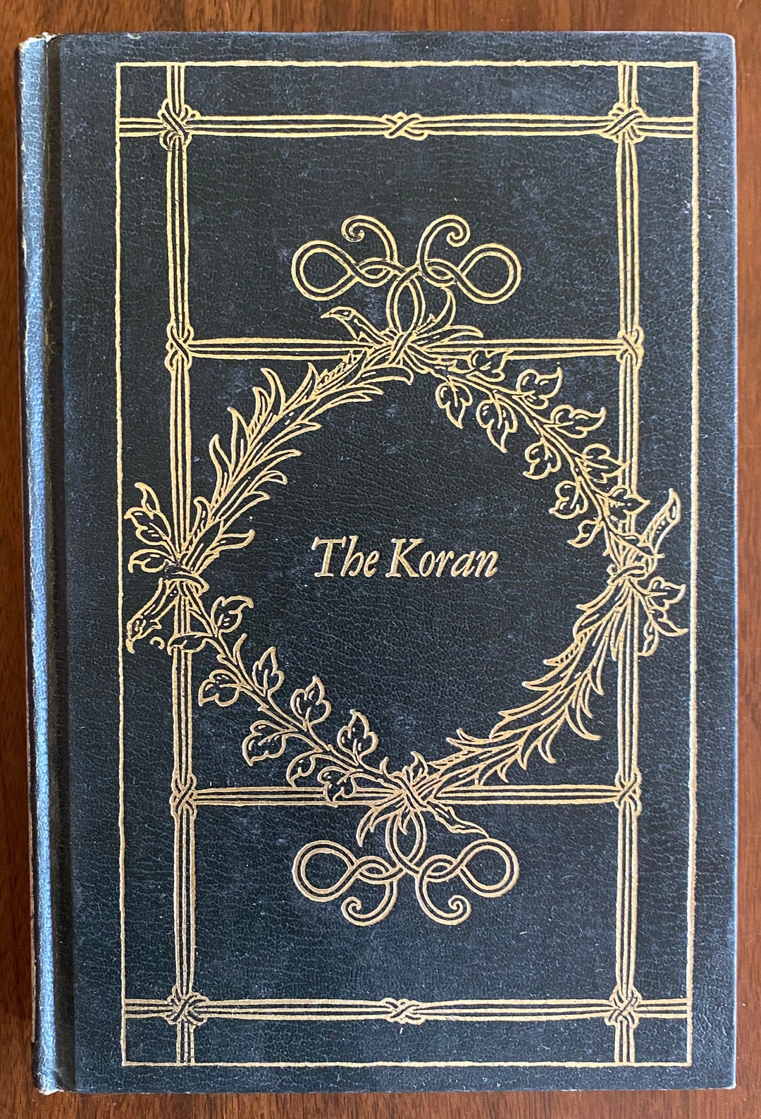Book　Vintage　Back　Hard　Etsy　The　Koran