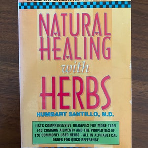 Natural Healing With Herbs - 1993 Vintage Paperback Book