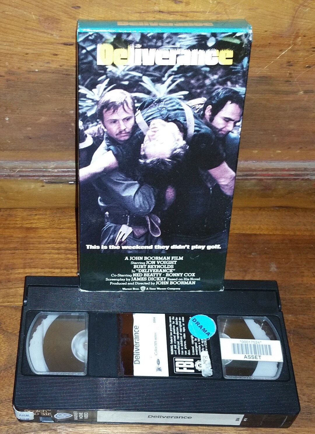 Deliverance 1972 Vintage VHS Video Cassette Movie Etsy