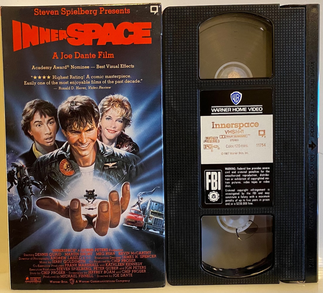 Innerspace 1987 Vintage VHS Video Movie Cassette Tape Etsy