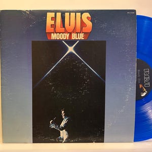 Elvis Presley - Moody Blue - 1977 OG Vintage Vinyl Record