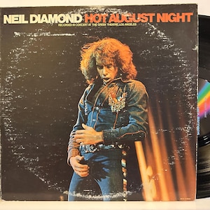 Neil Diamond - Hot August Night - 1972 OG Vintage Vinyl Double Album