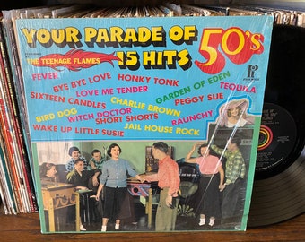 Your Parade of 15 Hits of the 50's 1974 Vintage Vinyl Record