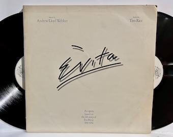 Evita - 1976 OG Vintage Vinyl Soundtrack Double Album