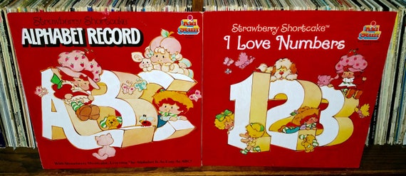 Strawberry Shortcake Vintage Vinyl Record Pair Etsy