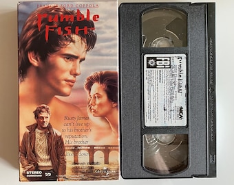Rumble Fish - 1983 OG Vintage VHS Video Movie Cassette Tape