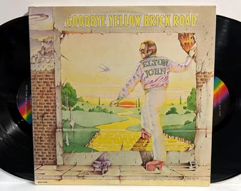 Elton John - Goodbye Yellow Brick Road - 1973 OG Vintage Vinyl Double Album