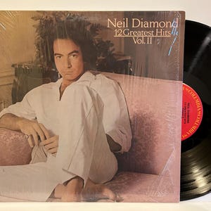 Neil Diamond - 12 Greatest Hits Vol. 2- 1975 OG Vintage Vinyl Record