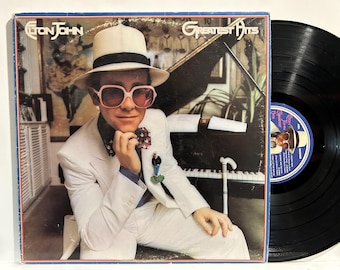 Elton John - Greatest Hits - 1974 OG Vintage Vinyl Record