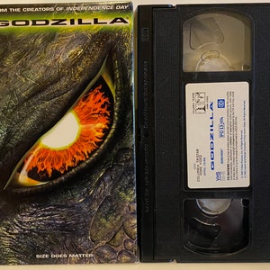 Godzilla - 1998 Vintage VHS Video Movie Cassette Tape