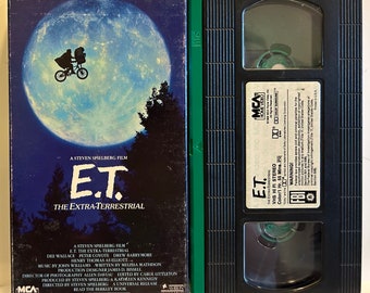 E.T. - 1982 Vintage VHS Video Movie Cassette Tape