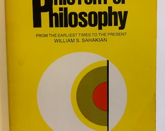 History of Philosophy 1968 Vintage Paperback Book First Print