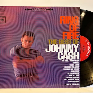 Johnny Cash - Ring of Fire - 1963 OG Vintage Vinyl Record