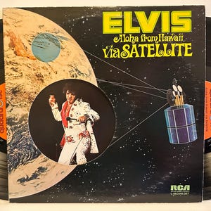 Elvis Presley - Aloha From Hawaii Via Satellite - 1972 OG Vintage Vinyl Double Album
