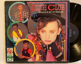 Culture Club - Colour by Numbers - 1983 OG Vintage Vinyl Record (Boy George)