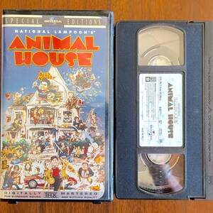 Animal House - 1978 Vintage VHS Video Movie Cassette Tape and Bonus CD
