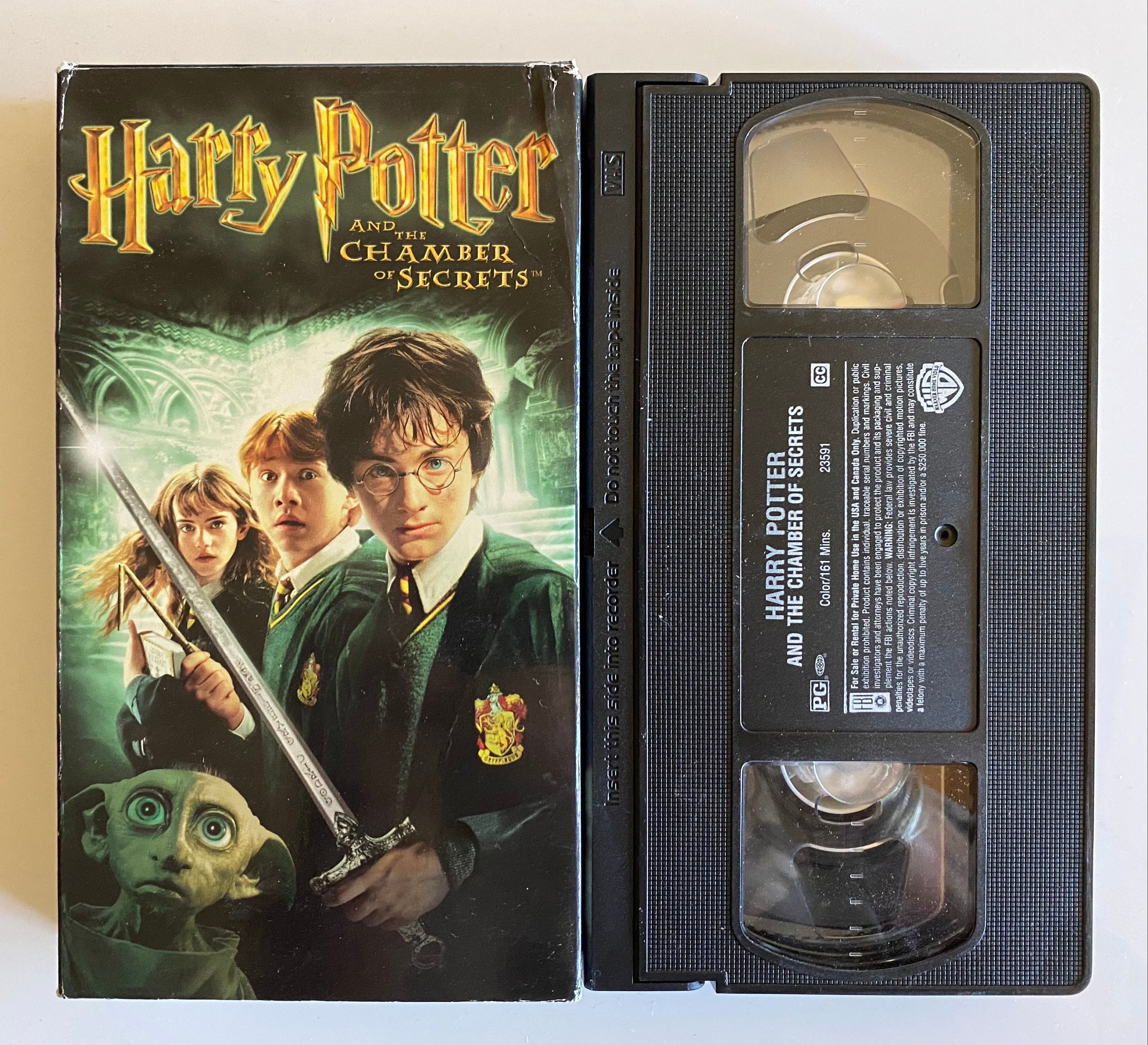 Harry Potter And The Chamber Of Secrets Vhs