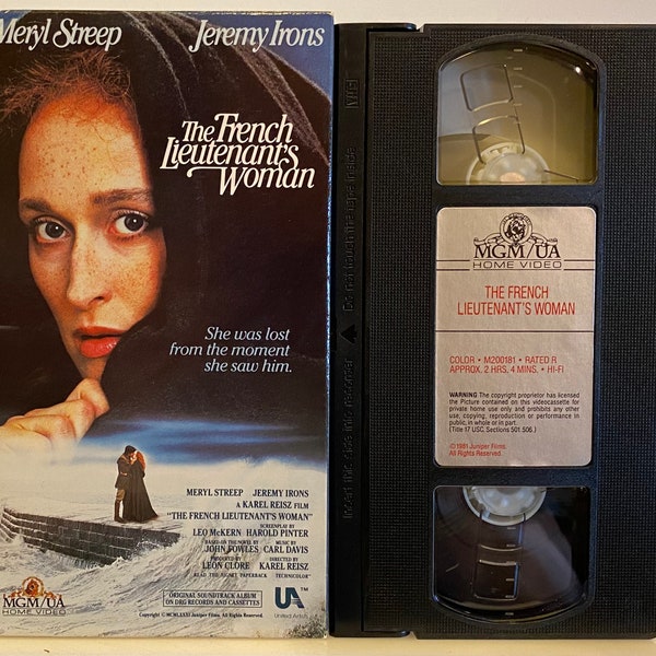 The French Lieutenant's Woman 1981 Vintage VHS Video Movie Cassette Tape