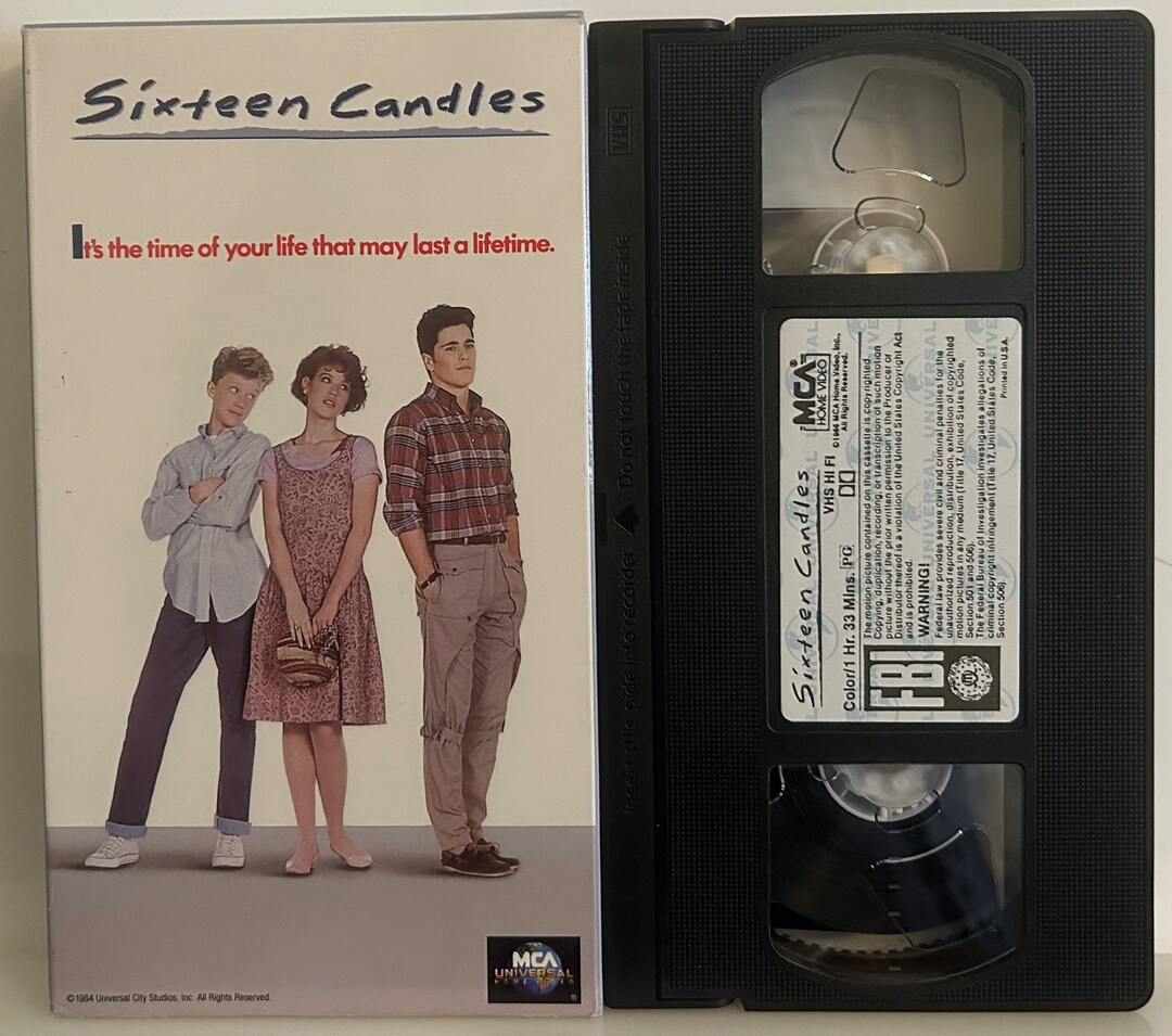Sixteen Candles 1984 Vintage VHS Video Movie Cassette Tape Etsy