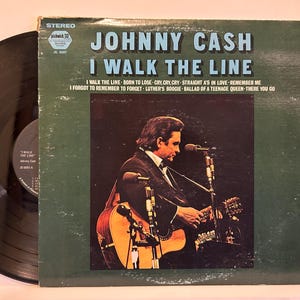 Johnny Cash - I Walk The Line - 1971 OG Vintage Vinyl Record
