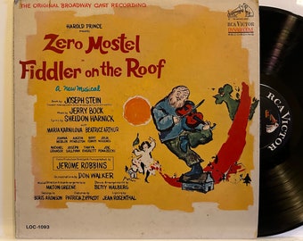 Fiddler on The Roof - 1976 OG Vintage Vinyl Broadway Musical Soundtrack Record