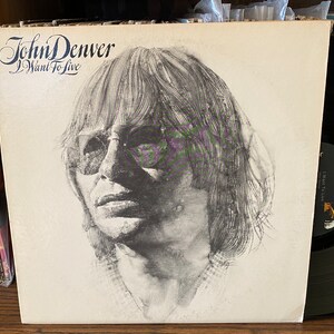 John Denver - I Want to Live - 1971 OG Vintage Vinyl Record