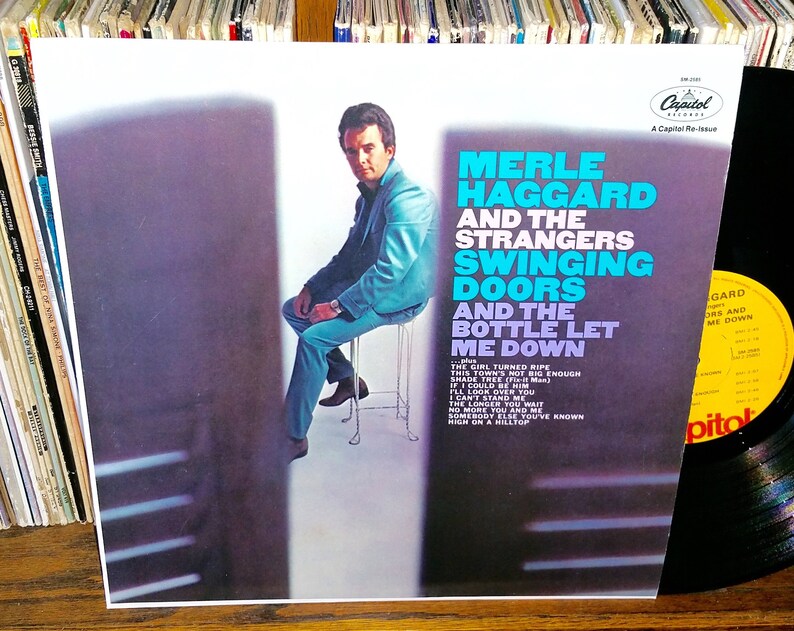 Merle Haggard Swinging Doors Vintage Vinyl Record