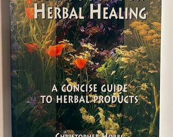 Handbook For Herbal Healing - 1994 - Vintage Paper Back Book