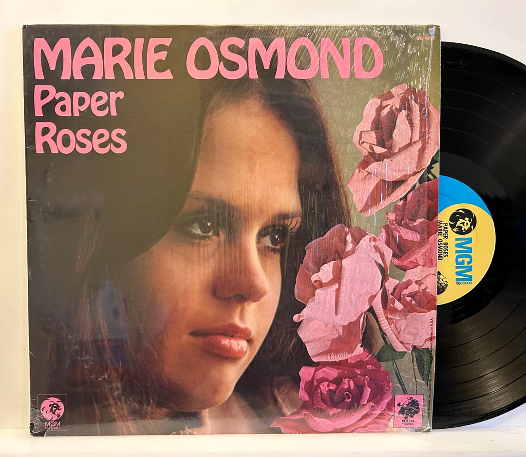 Marie Osmond Paper Roses 1973 Vintage Vinyl Record Etsy