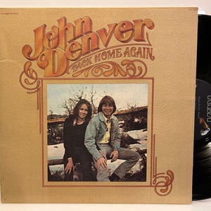 John Denver - Back Home Again - 1974 OG Vintage Vinyl Record