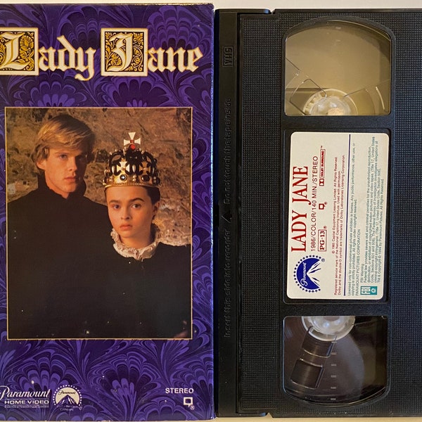 Lady Jane - 1986 OG Vintage VHS Video Movie Cassette Tape (Henela Bonham Carter)