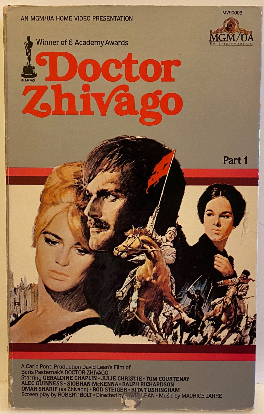 Doctor Zhivago 1965 Vintage VHS Video Movie Cassette Tape BIG BOX Etsy