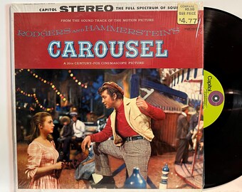 Carousel - 1958 OG Vintage Vinyl Motion Picture Soundtrack Record