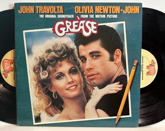 1978 Grease Soundtrack Vinyl LP - Factory Sealed Gatefold Album - Etsy
