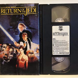 Return of The Jedi - 1983 - Vintage VHS Video Movie Cassette Tape