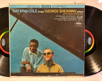 Nat King Cole Sings George Shearing Plays - 1962 OG Vinyl Record and Bonus Album