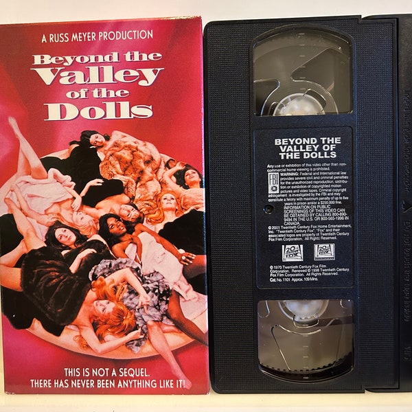 Valley of The Dolls 1967 Vintage VHS Movie Cassette Tape (Patty Duke)