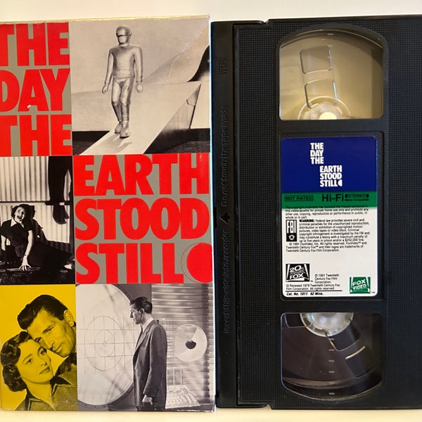 The Day The Earth Stood Still - 1951 Vintage VHS Video Movie Cassette Tape