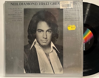 Neil Diamond - His 12 Greatest Hits - 1974 OG Vintage Vinyl Record