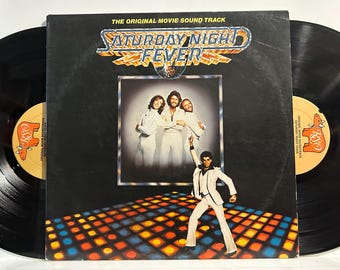 Saturday Night Fever - 1977 OG Vintage Vinyl Motion Picture Soundtrack Double Album