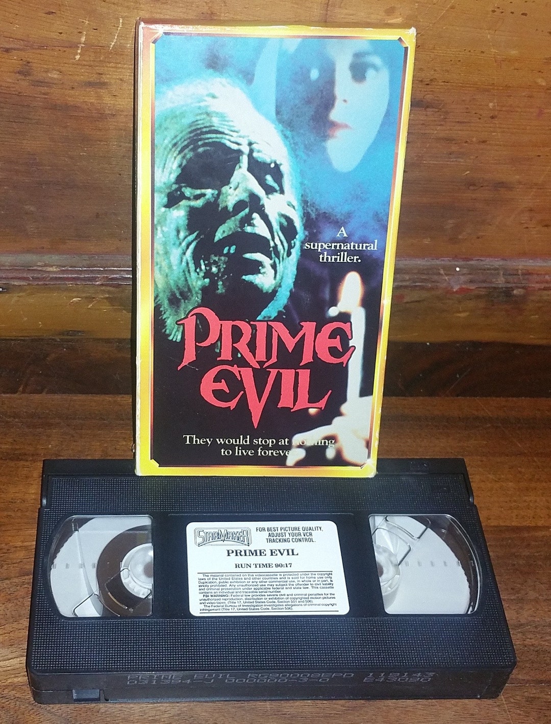 Prime Evil 1988 OG Vintage VHS Video Movie Cassette Tape - Etsy